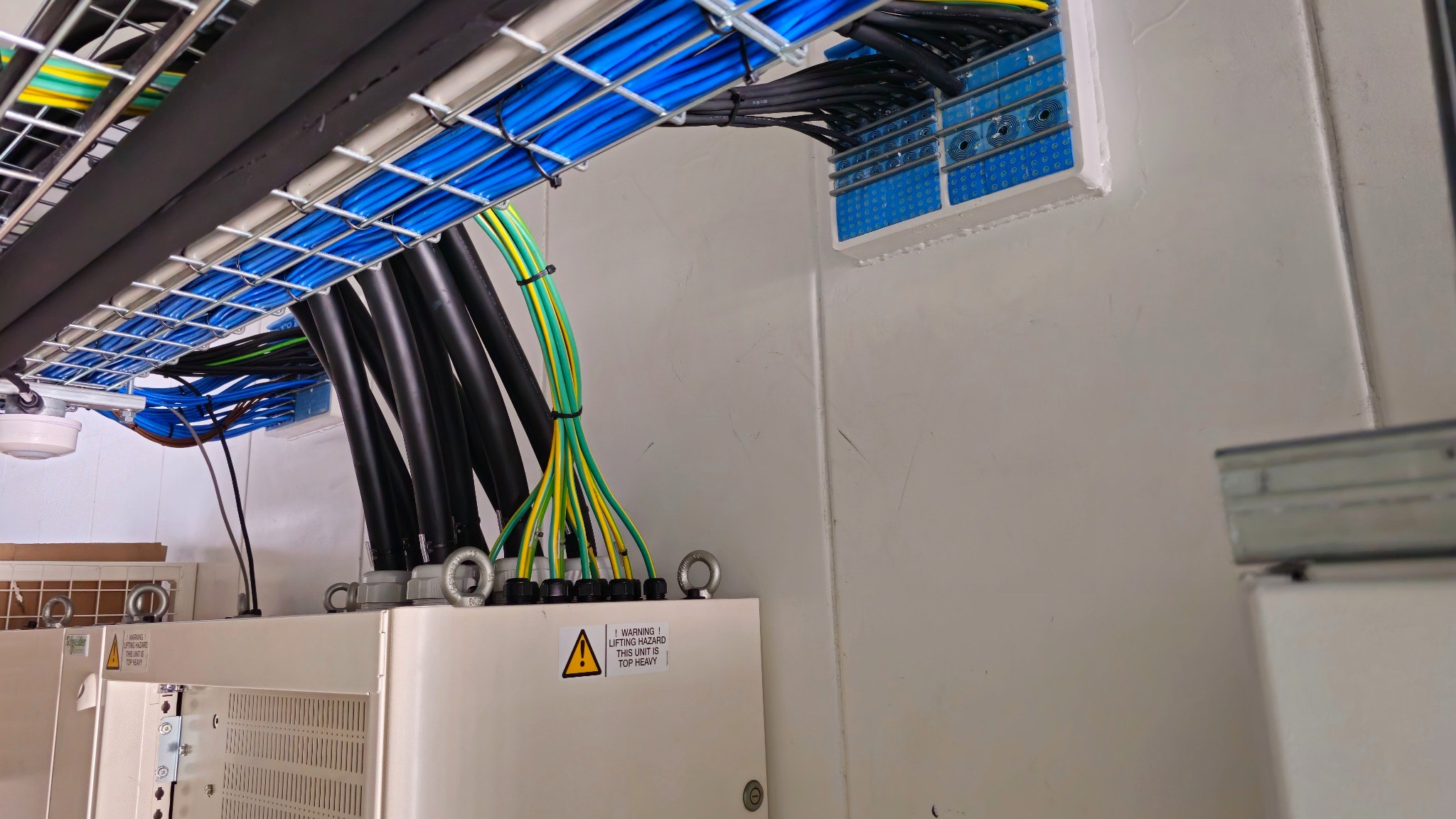 Industrial electrical cabling and control installation